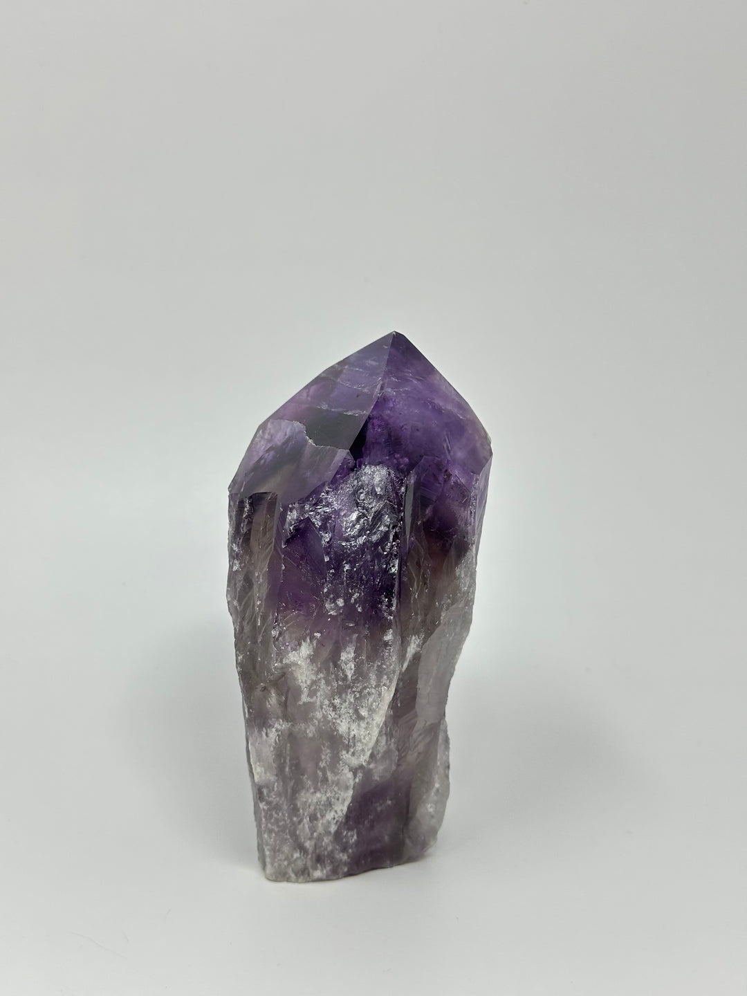 Amethyst Point Rough Cut