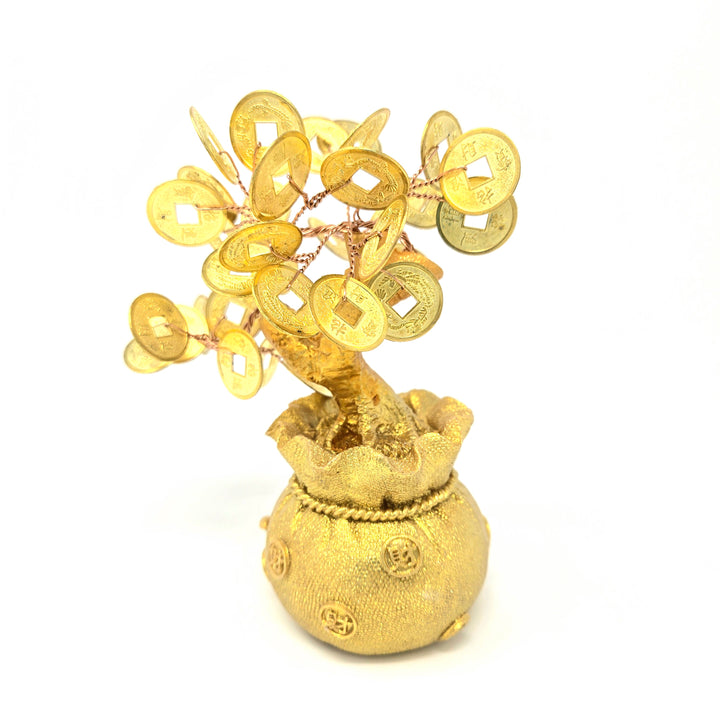 Money Bag Tree with Coins