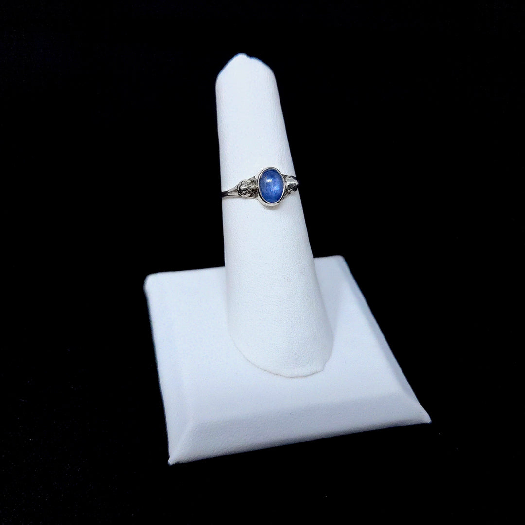 925 Kyanite Silver Ring-Smooth