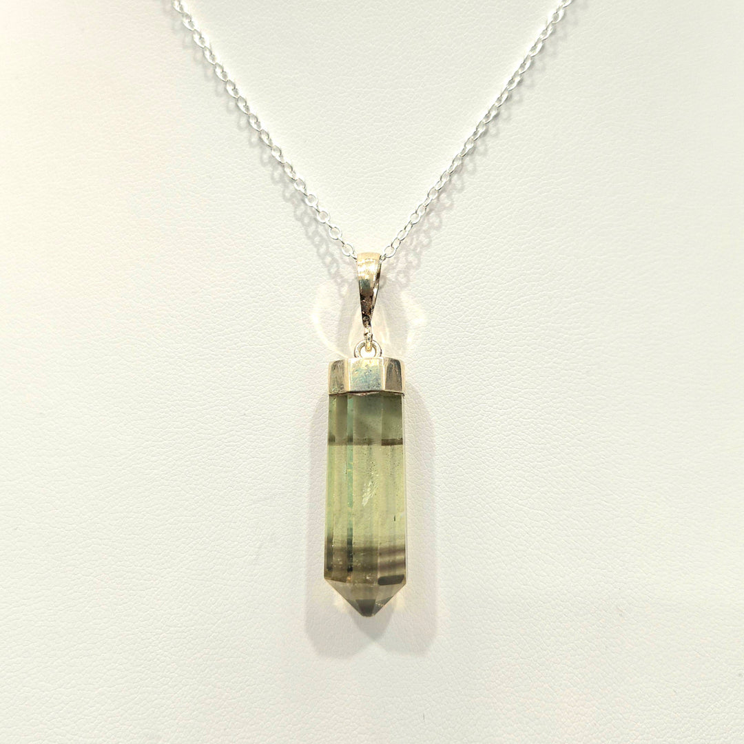 Lemon Quartz Silver Pendant