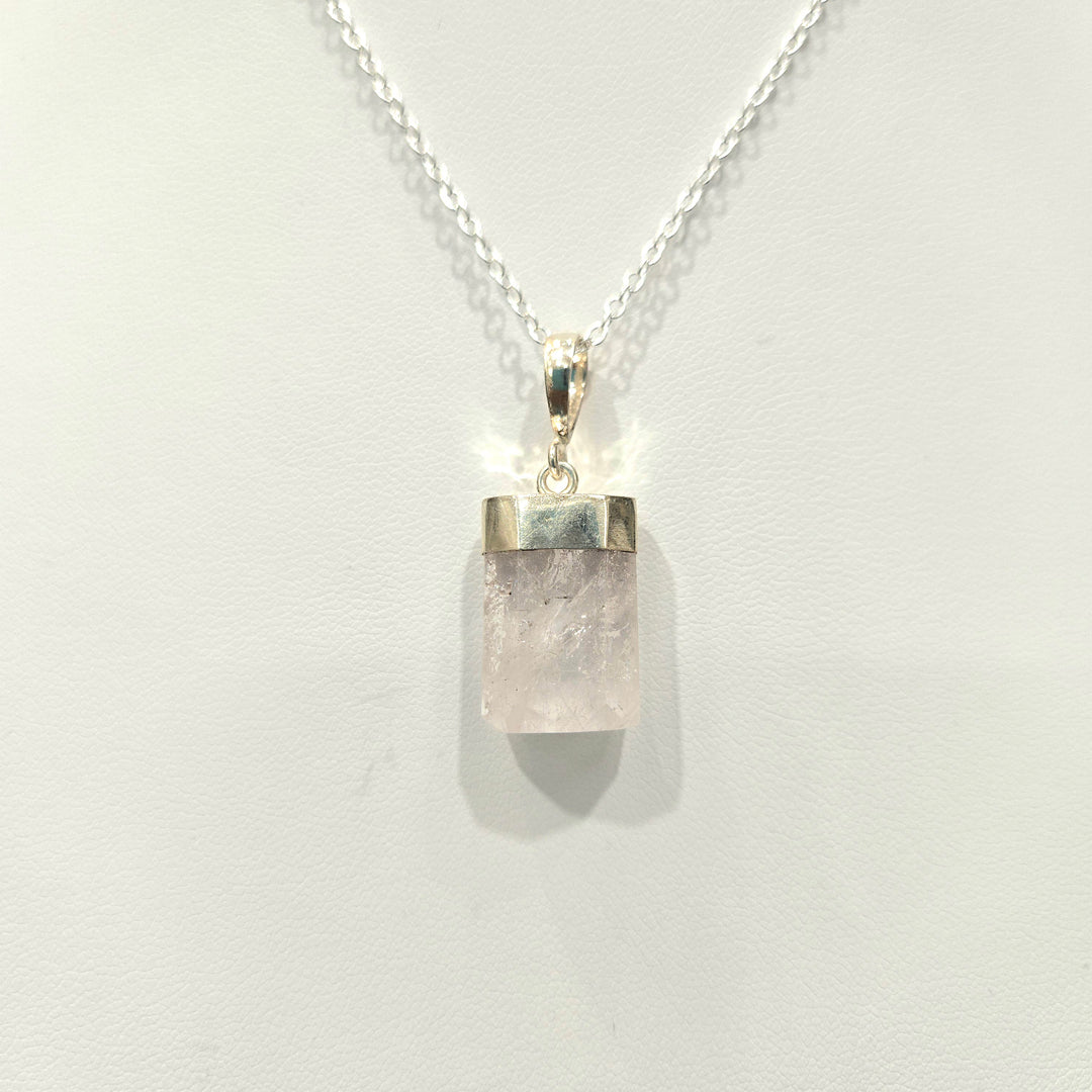 Morganite Sterling Silver Pendant