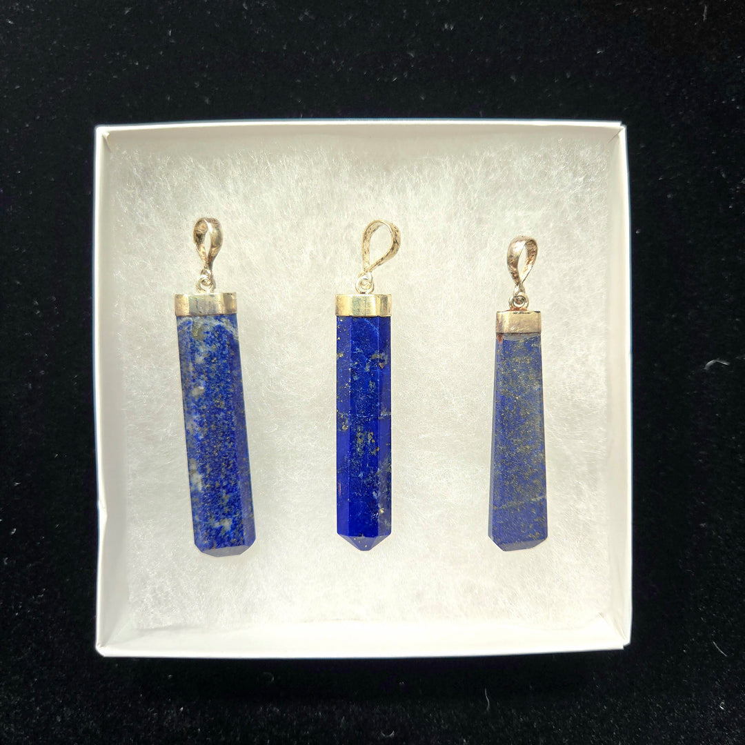 Lapis Lazuli Pendant 925 Sterling SIlver