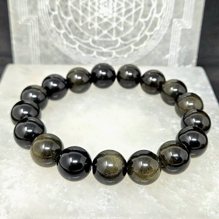 Golden Obsidian Bracelet - Sheen Obsidian