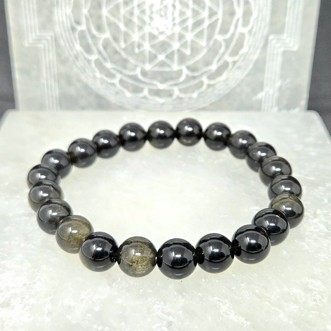 Golden Obsidian Bracelet - Sheen Obsidian