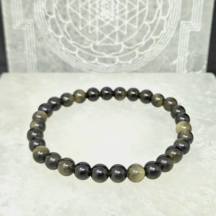 Golden Obsidian Bracelet - Sheen Obsidian