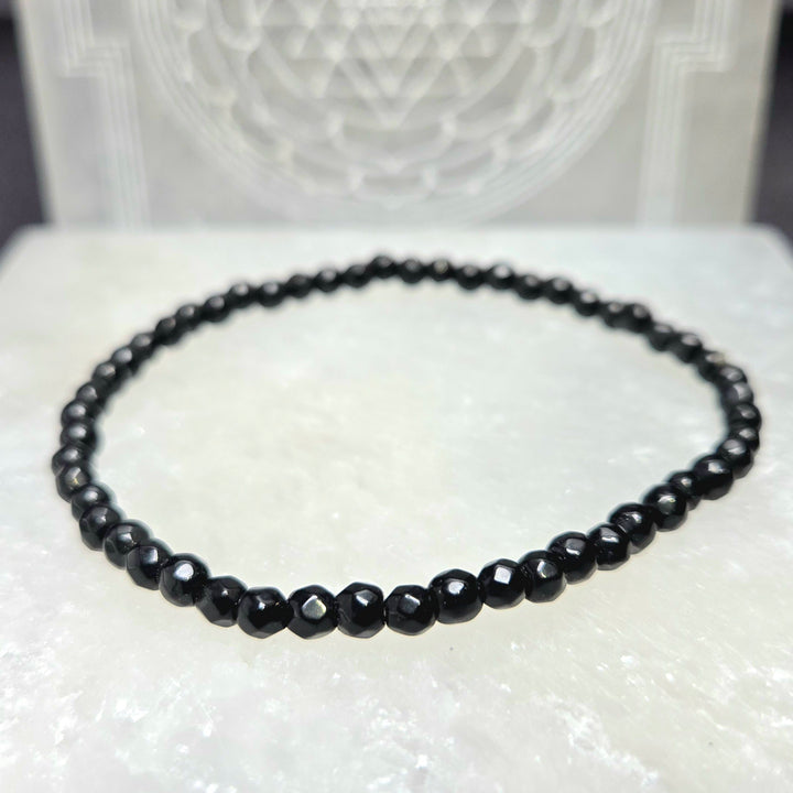 Black Onyx Faceted Bracelet