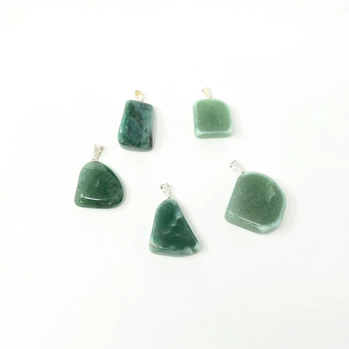 Green Aventurine Pendant Brazil : Tumbled