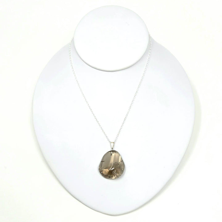 Smoky Quartz Pendant Brazil : Tumbled