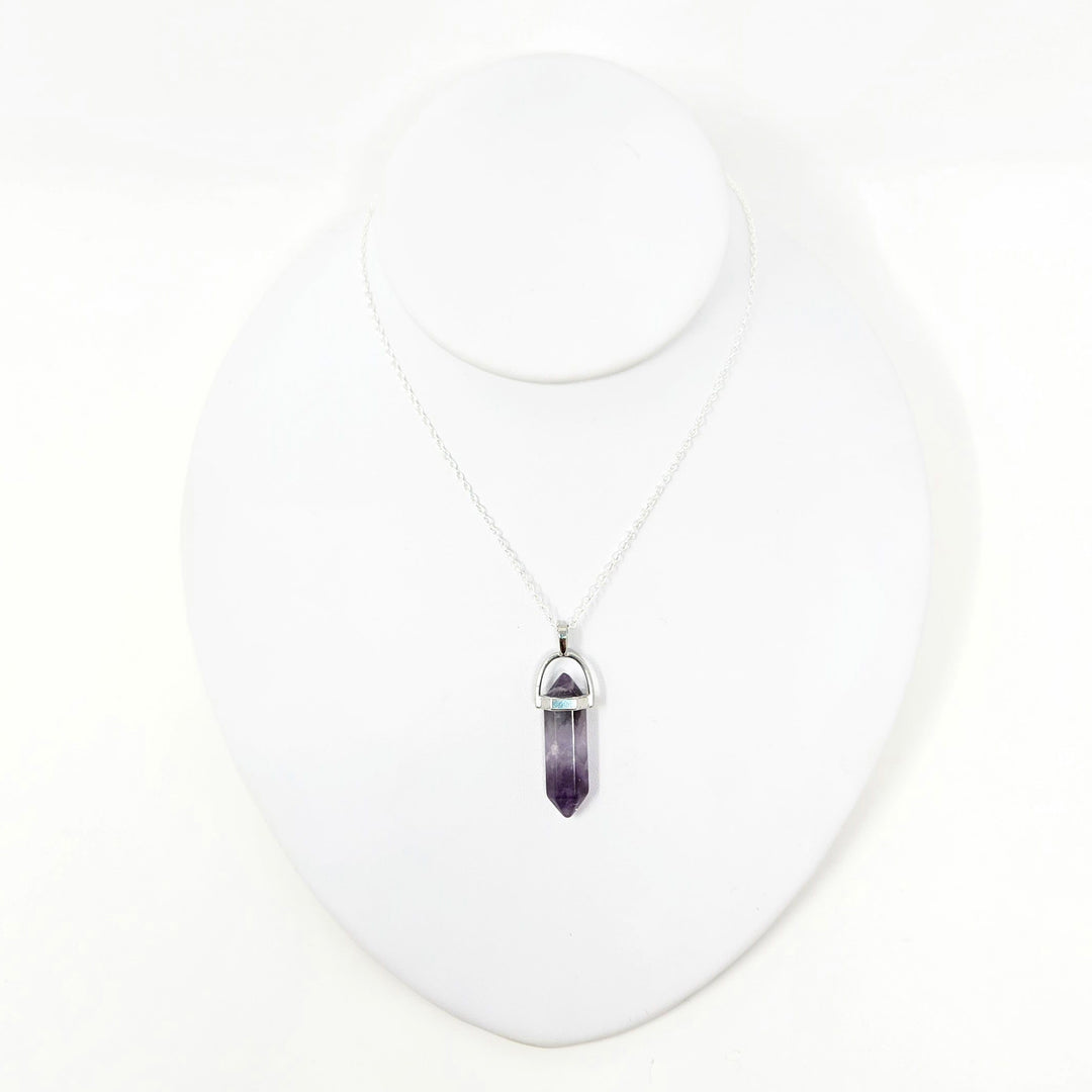 Amethyst Hexagonal Point Pendant