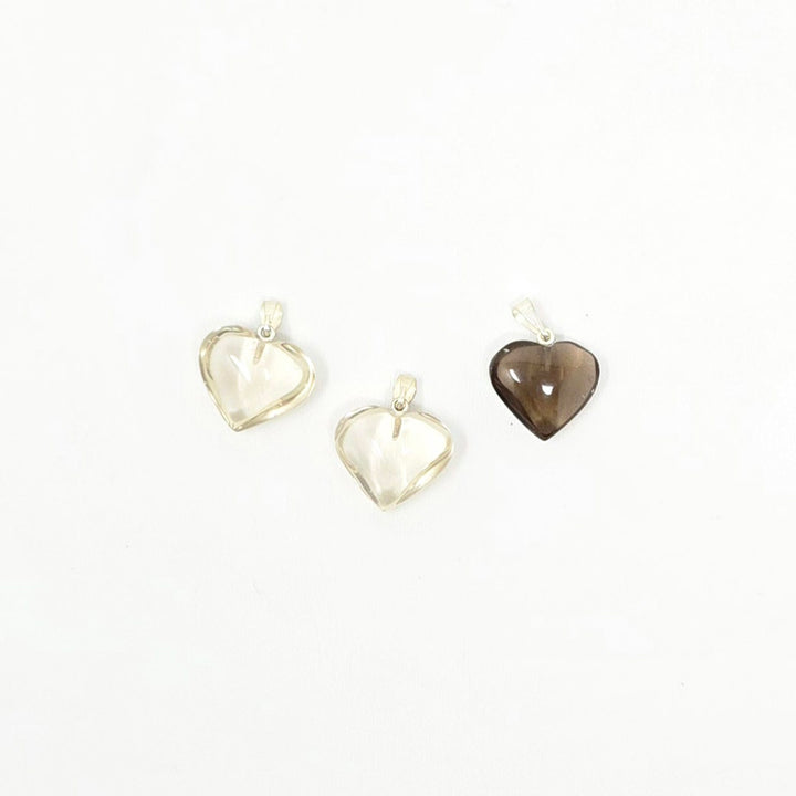 Smoky Quartz Mini Heart Pendant