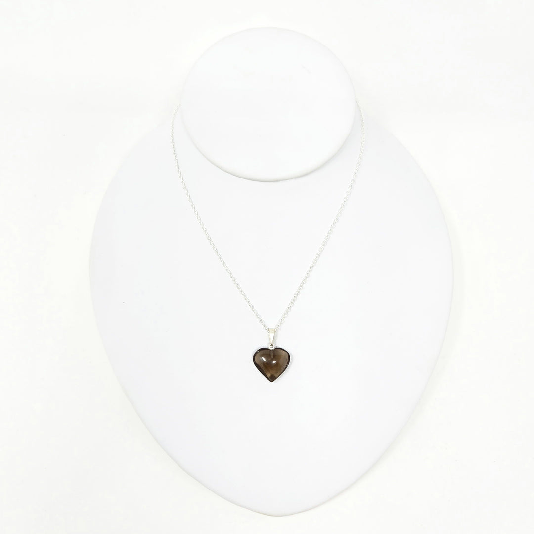 Smoky Quartz Mini Heart Pendant