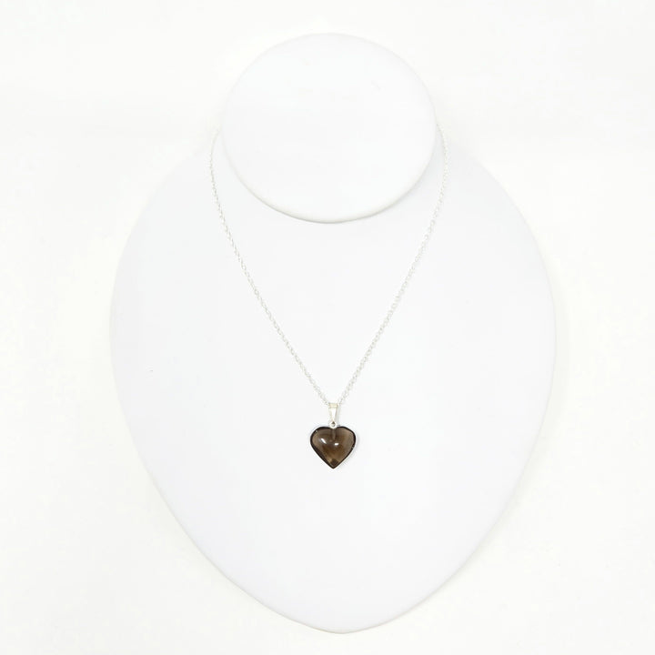 Smoky Quartz Mini Heart Pendant