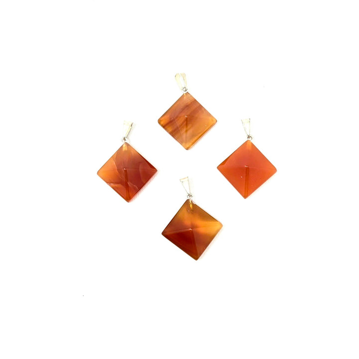 Carnelian Pyramid Pendant