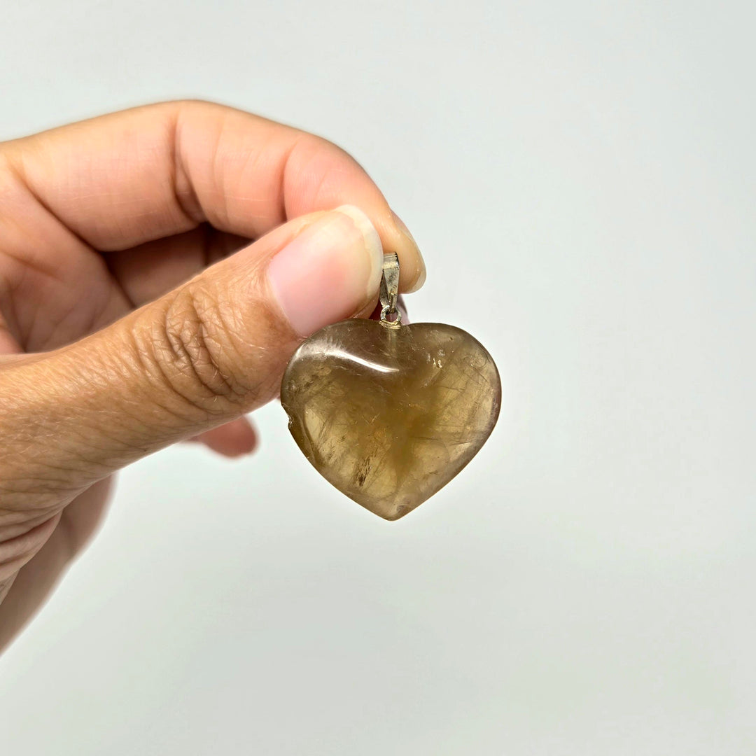 Citrine Heart Pendant