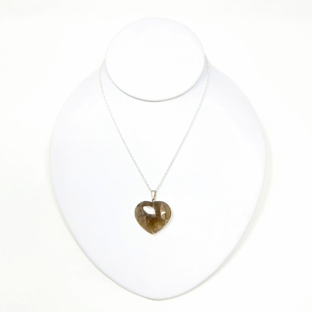 Citrine Heart Pendant