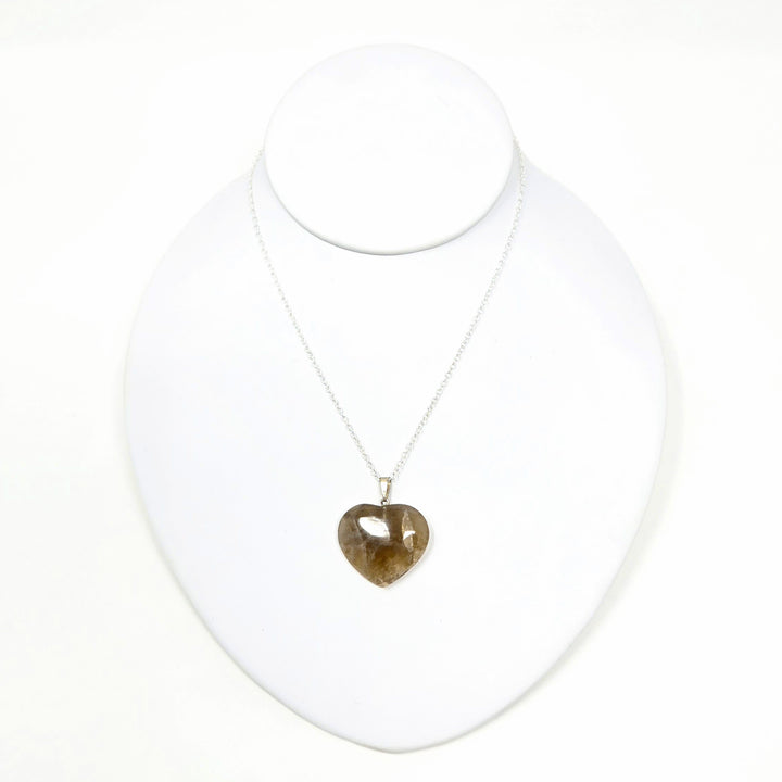 Citrine Heart Pendant