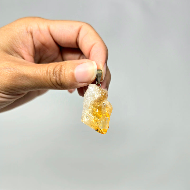 Citrine Rough Pendant