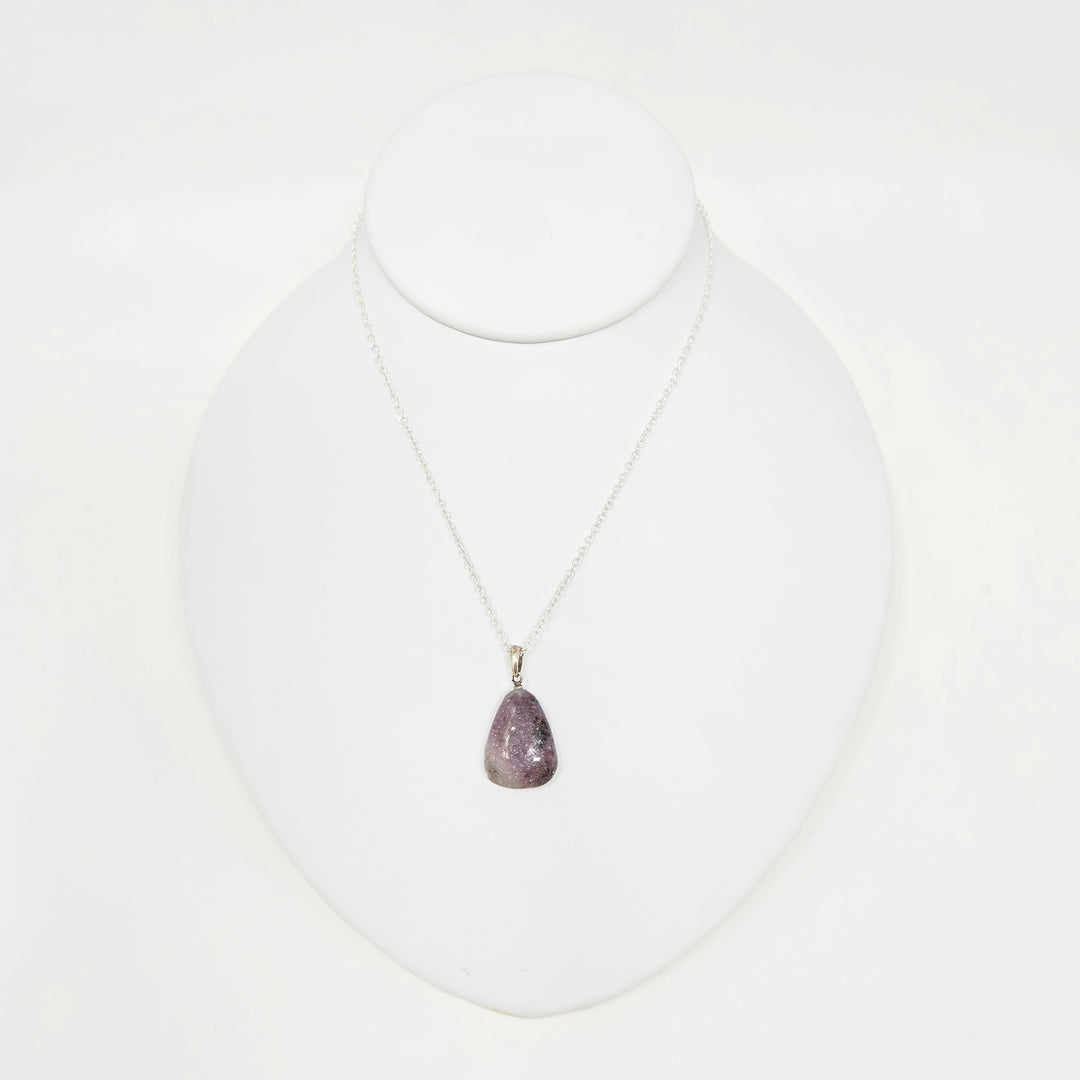 Lepidolite Tumbled Stone Pendant