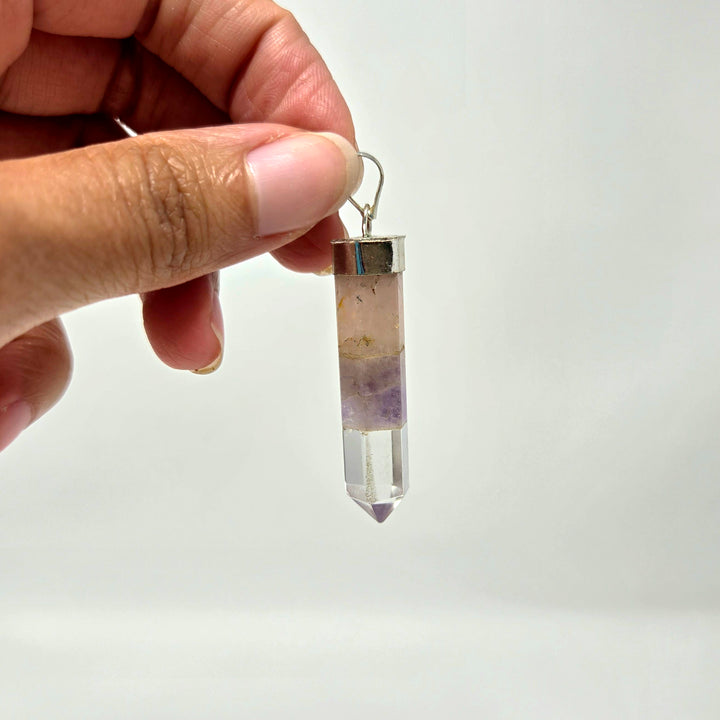 Rose Quartz Pencil Cap Crystal Trio