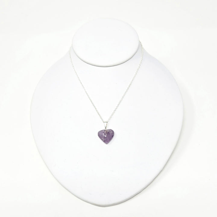 Pendant Heart Brazil-Amethyst : Xtra Small