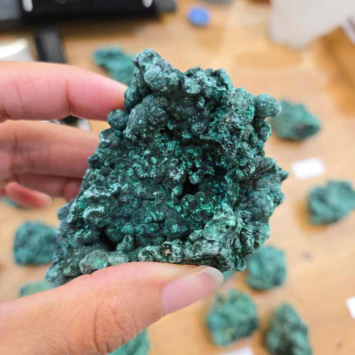 Malachite Fibrous Natural