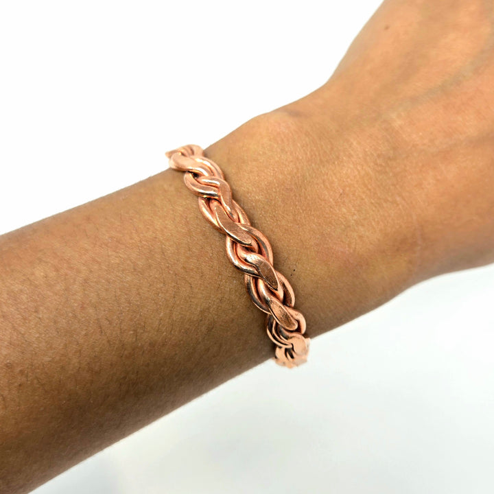 Men's Thin Copper Hand Made Bracelet