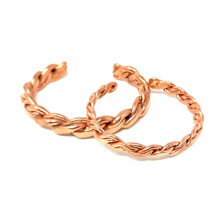 Men's Thin Copper Hand Made Bracelet