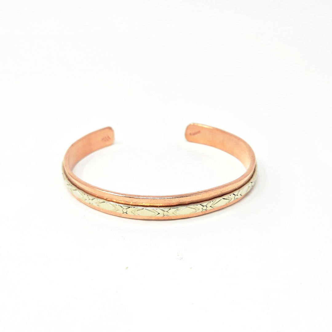 Men's Thin Copper Hand Made Bracelet