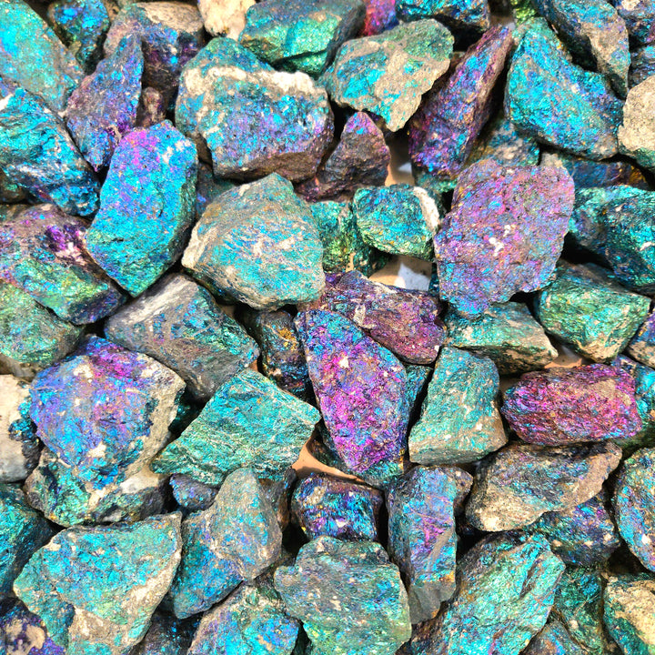 Chalcopyrite Rough : blue