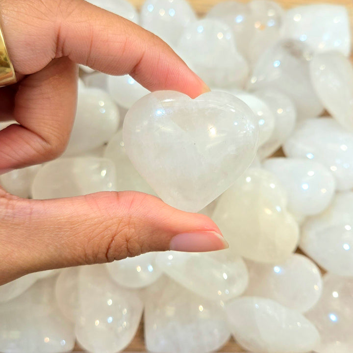 Gemstone Heart - Clear Quartz