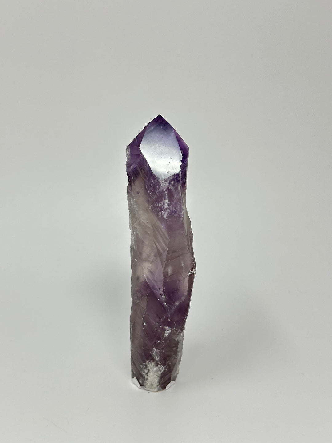 Amethyst Point Rough Cut