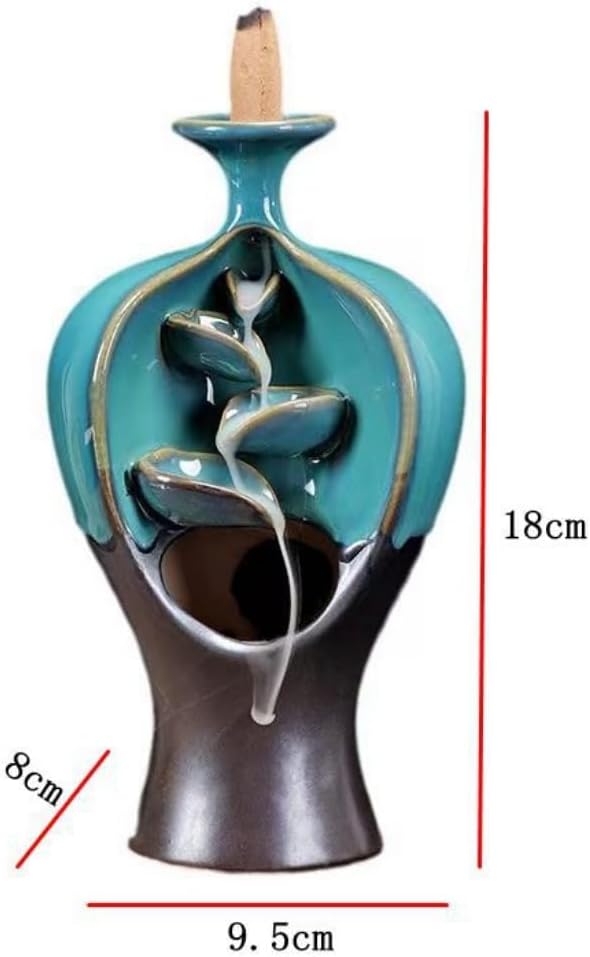 Ceramic Vase Backflow Incense Burner