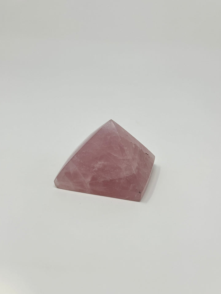 Rose Quartz Pyramid from Madagascar