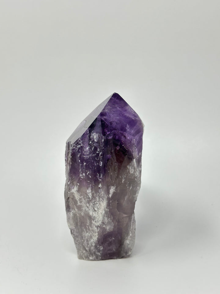 Amethyst Point Rough Cut