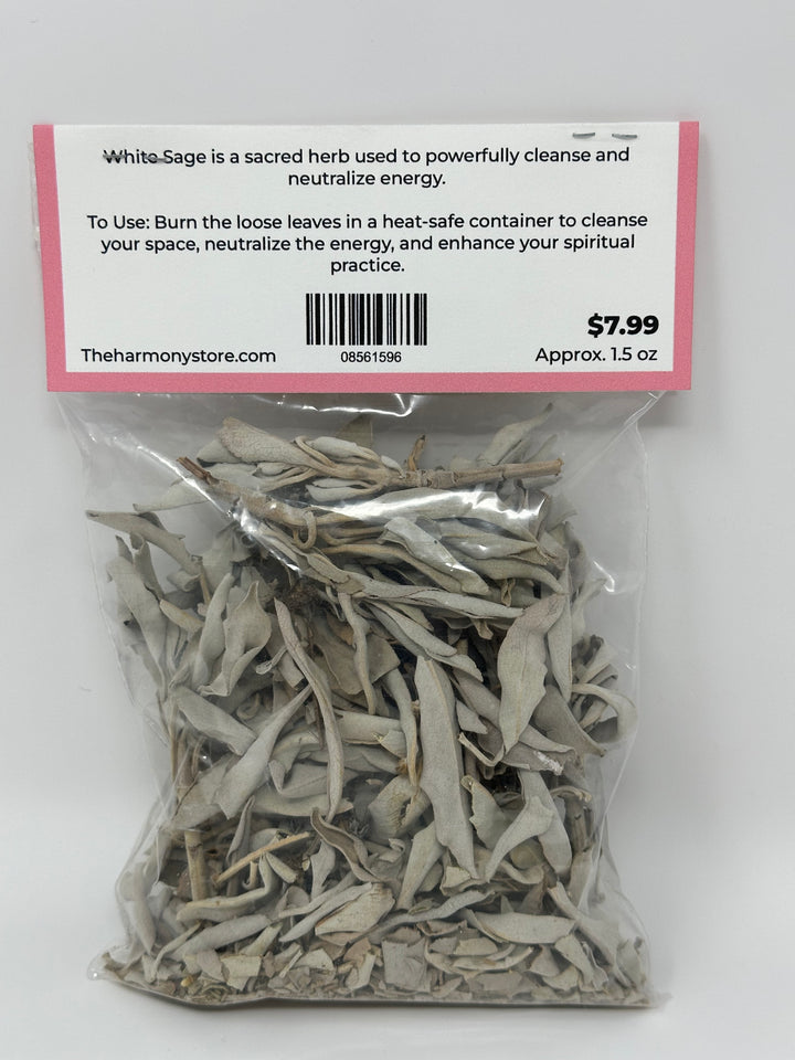 White Sage Smudge Leaf Pack