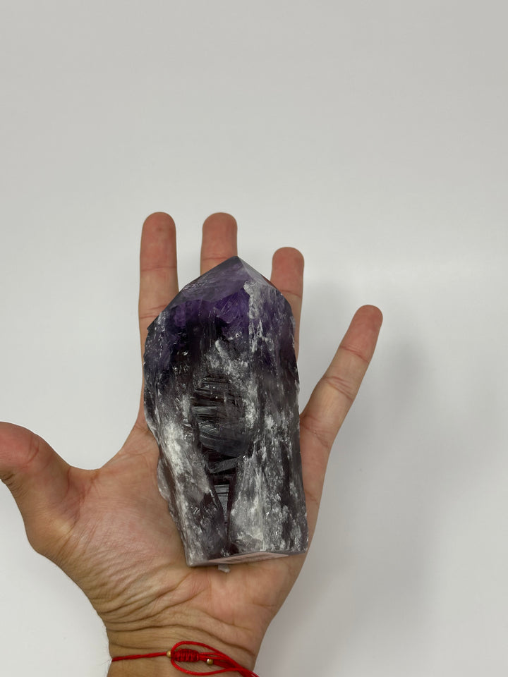 Amethyst Point Rough Cut