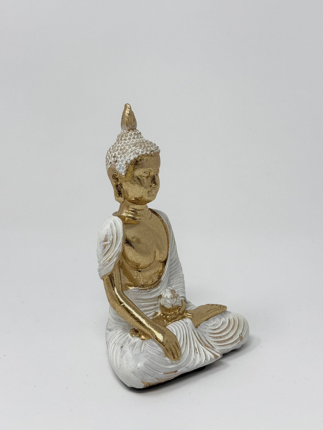 Buddha Figure Gold 5"