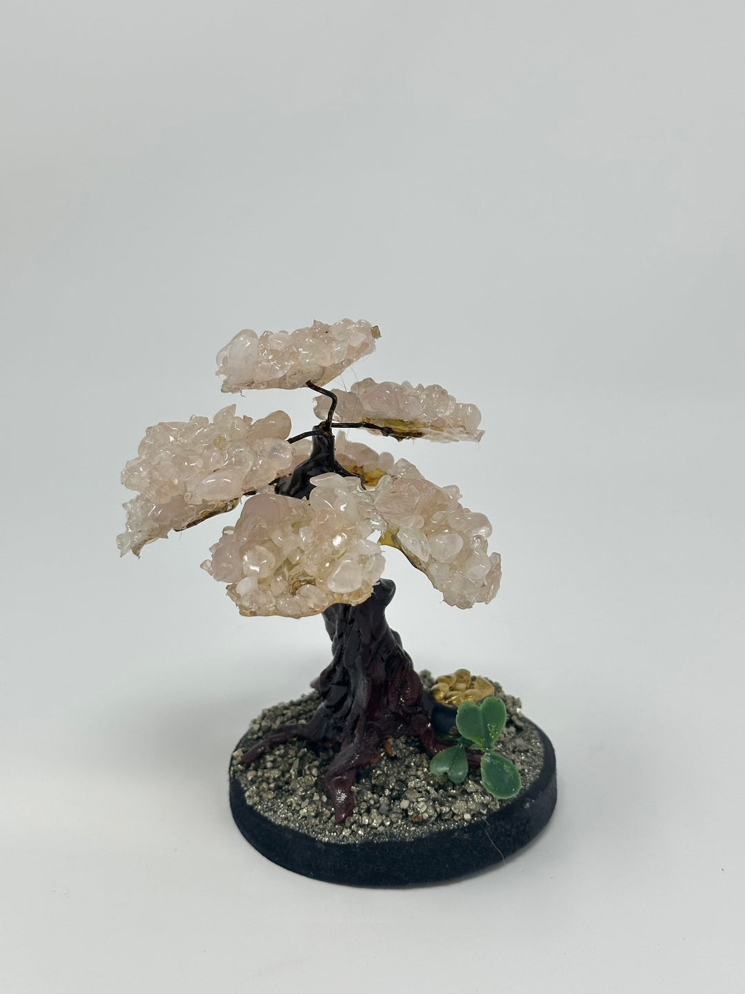 Rose Quartz Bonsai Tree