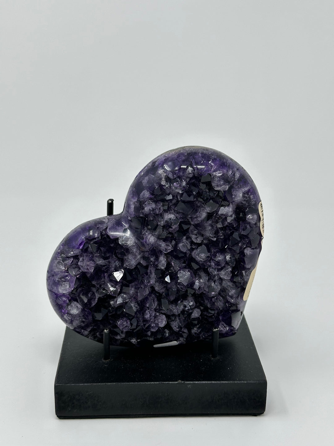 Amethyst Druzy Heart Brazil - AAA