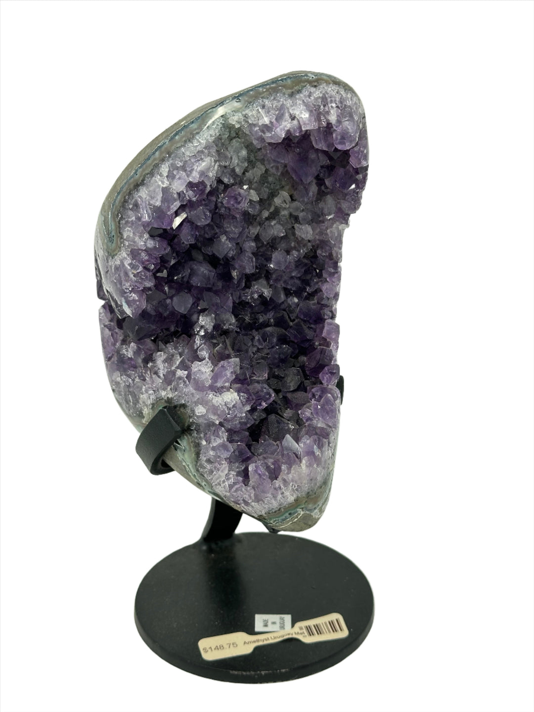 Amethyst Metal Base from Uruguay