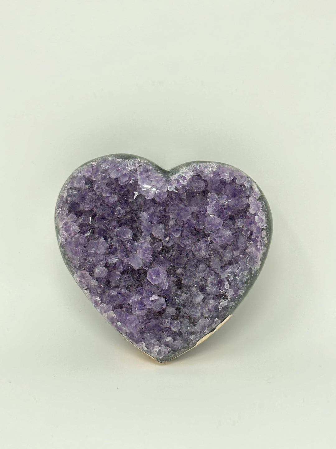 Amethyst Heart: Uruguay - B Quality