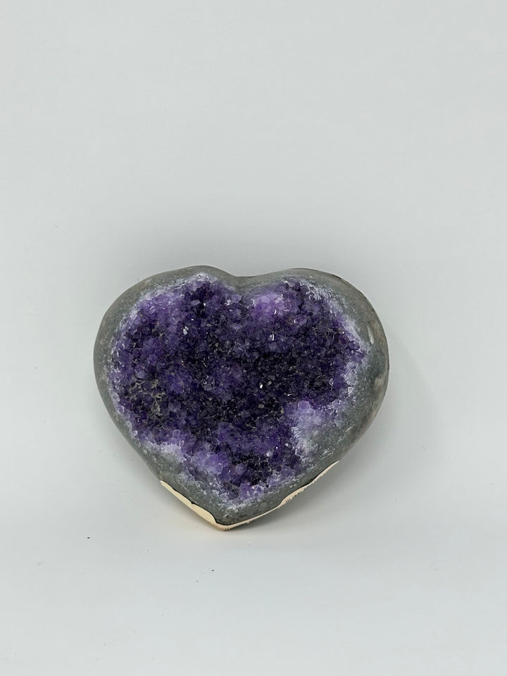 Amethyst Heart: Uruguay - B Quality