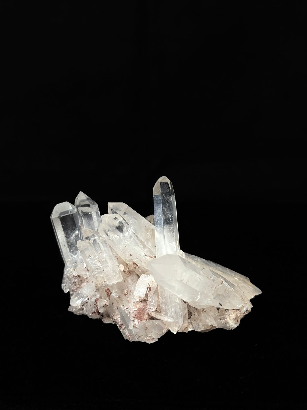 Pink Lemurian Quartz Cluster