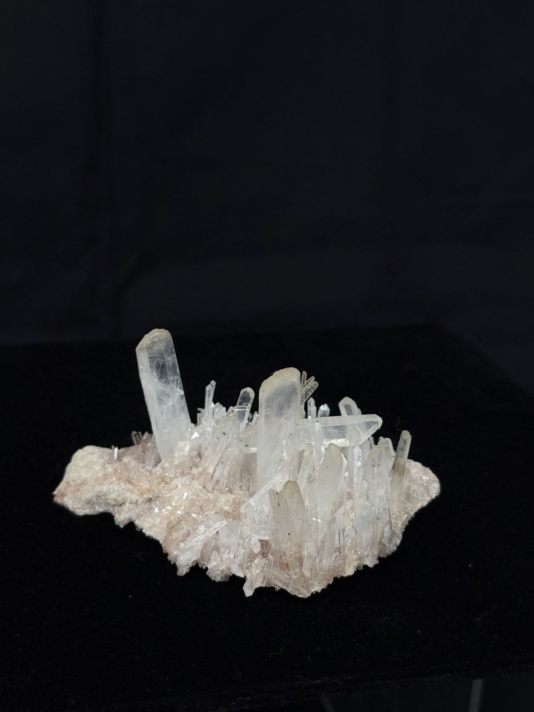 Pink Lemurian Quartz Cluster