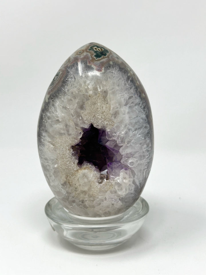 Amethyst Agate Egg