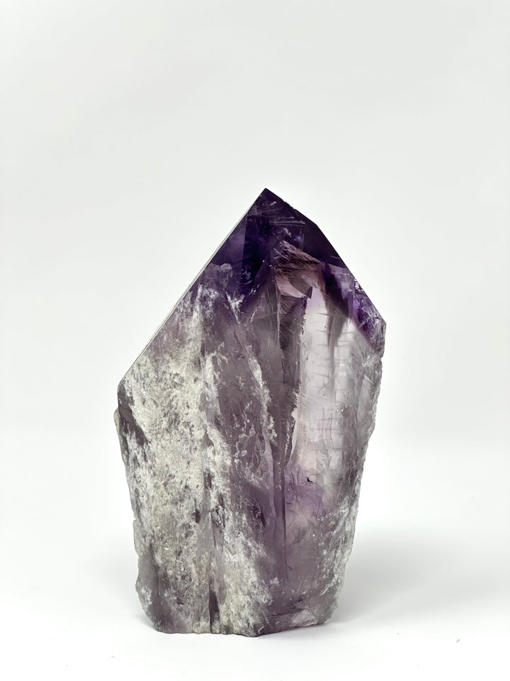 Amethyst Point Rough Cut