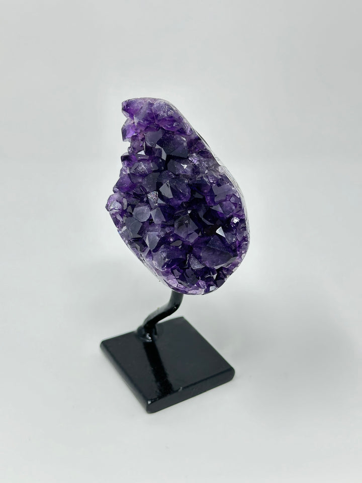 Amethyst Uruguay Metal Base (AAA)