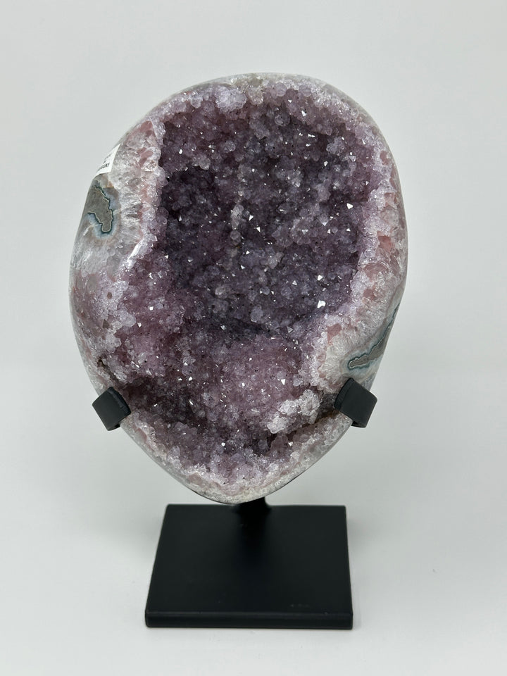 Amethyst Uruguay Metal Base (AAA)