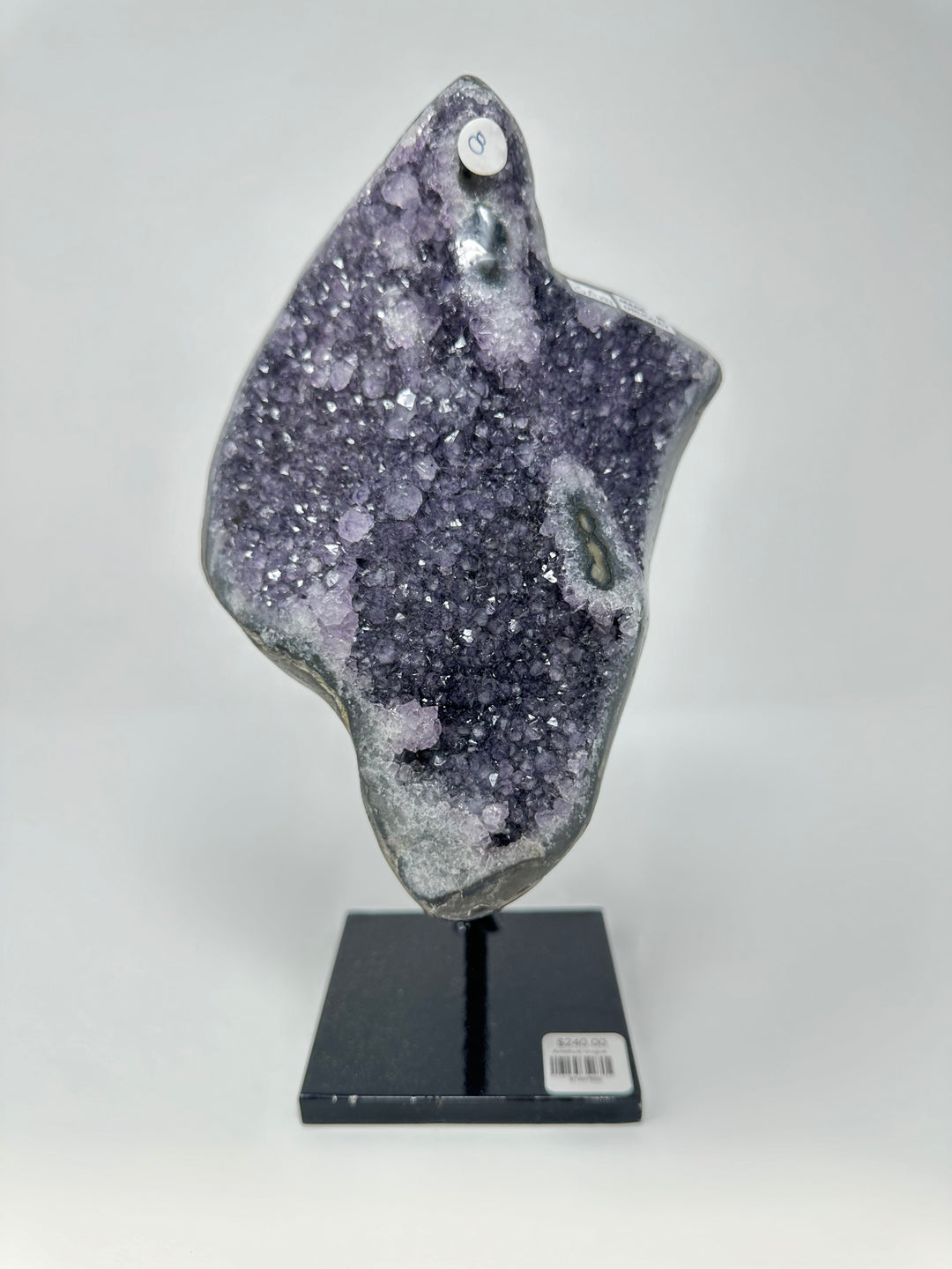 Amethyst Uruguay Metal Base (AAA)