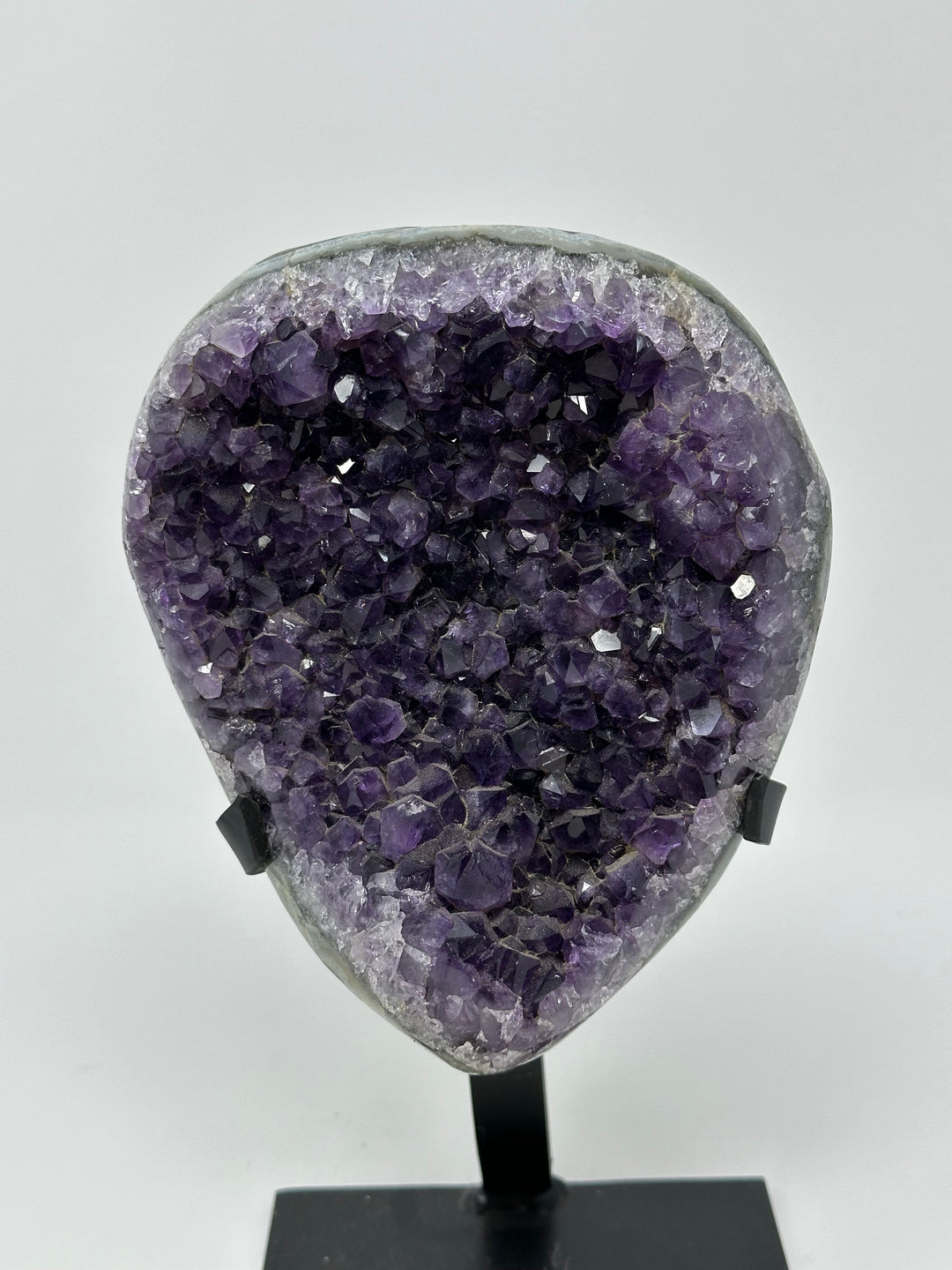 Amethyst Uruguay Metal Base (AAA)